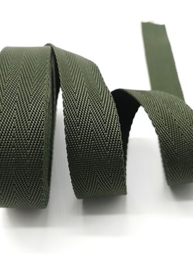 5 yards 25mm Canvas Webbing Bag Belt Ribbon Nylon Webbing Kn