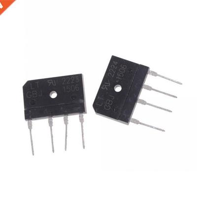 2pcs/lot New GBJ1506 Full Wave Flat Bridge Rectifier 15A 600