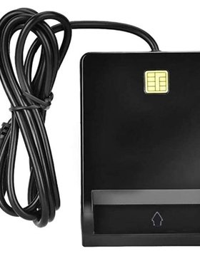 Usb Sim Card Reader Bank Card Ic / Id Emv Tf Mmc Card Reader