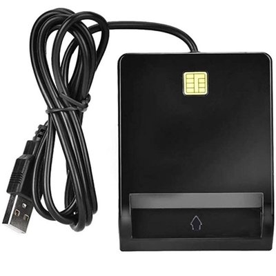 Usb Sim Card Reader Bank Card Ic / Id Emv Tf Mmc Card Reader