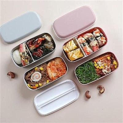 Sealed Leak-proof Bento Lunch Box for Kids Double Layer