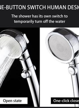 2 Pcs Shower Head High Pressure Rain Bath Showers Adjustable