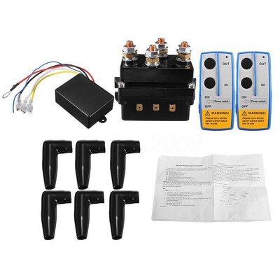 niversal 12V 500A Winch Remote Contactor Winch Control Solen