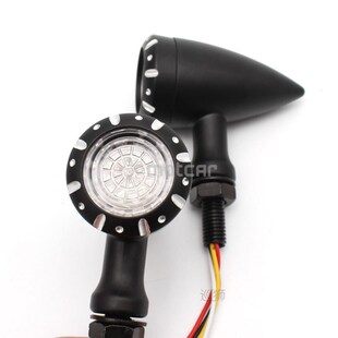 Motorcycle Flashing LED Turn Signals Brake Blinker Light 12V