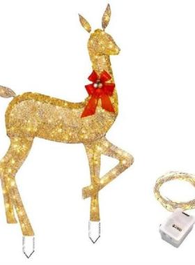 Lighted Christmas Deer Christmas Reindeer Family Outdoor