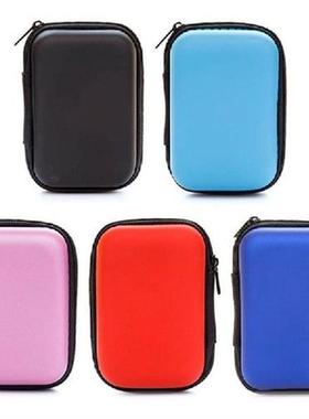 Headphones Storage Box USB Hard Case Earphone Bag Key Coin