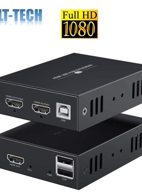 HDMI KVM SB Extender ranst 1080p HD Video Over Cat5e/6 Ether