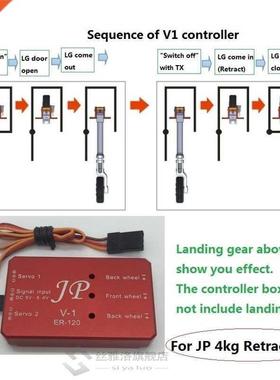 JP Hobby Retract controller ER120 V1 and V2 or ER150 V1 and