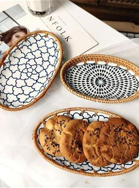 Japanese Fruit Cake Platter 2023 Storage Basket Ceramic