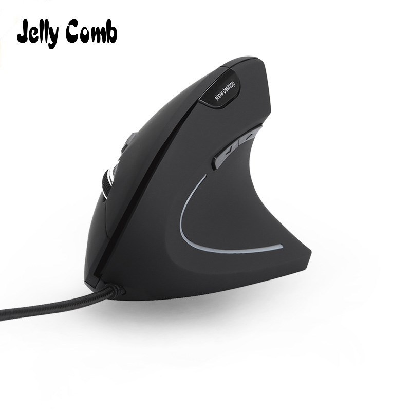Wired USB Cable Vertical Mouse for Laptop PC Right Hand Smal