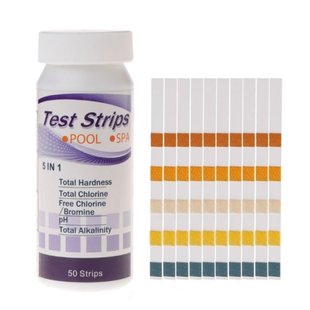 in1 Water Strips Chlorine Pool 50pcs Swimming Test Spa
