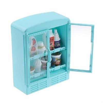 1PC Food Drinks Supermarket Store Refrigerator Pretend Play