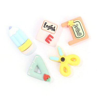 10pcs Resin Cute  Stationery Series Flatback Scrapbookin
