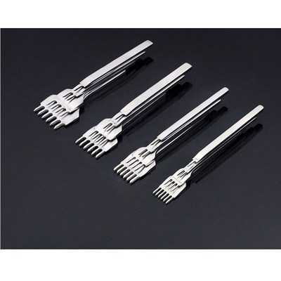 4PCS/SET Leather Craft Hole Punches Lacing Stitching Punch T
