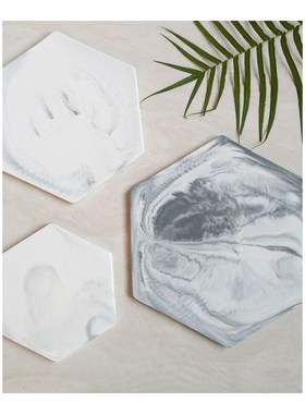 Marble Cheese Cutting Boards Decorative Pastry Plate Serving