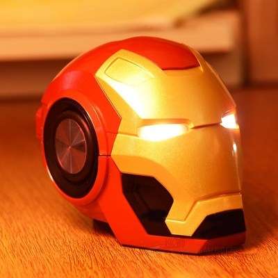 Iron Man Cartoon Bluetooth Speaker Box IronMan Portable Bass