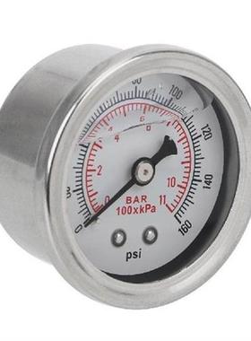 Oil Press Gauge Liquid 0-160 psi 1/8 NPT Fuel Pressure