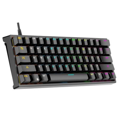 G101 61 Keys Gaming Mechanical Keyboard USB Wired RGB Backli