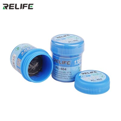 RELIFE RL-404 Lead Free Solder Paste 138 Celsius Degrees Low