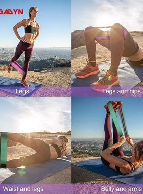 Drop Shipping 1Pcs OEM Hip Leg Training Rubber Fitness Resis