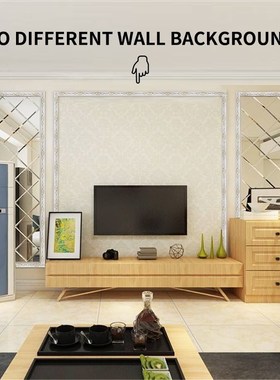 Strip Living-Room Full-Body-Mirror Decorative-Line Plaster T