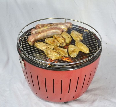 Stainless steel portable outdoor barbecue cooker grill smoke