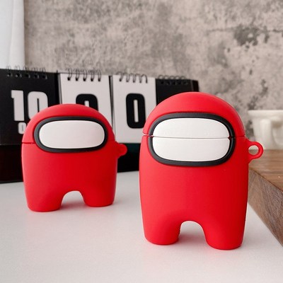 Popular Casual Game Among Us 3D Case For AirPods 1 2 Pro Bo