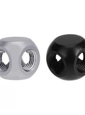 Brass G1/4 Inner Thread 4 Way Water Tube Connector Splitter