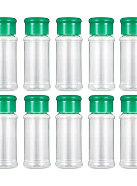 BESTONZON 12pcs Seasoning Bottle Plastic Spice Pot Pepper Sh