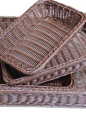 1PC Handmade Rattan Bread Baskets Bread Baskets Dried Fruit
