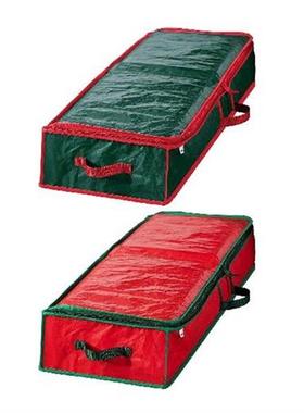 Christmas Wrapping Paper Storage Bag Large Capacity Holiday
