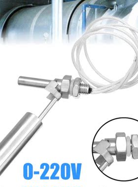 1Pc New Durable 0-220V Stainless Steel Water Float Switch Le