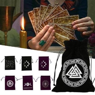 Tarob Bag Moon Phase Tarots Oracle Cards Storage Bag Runes