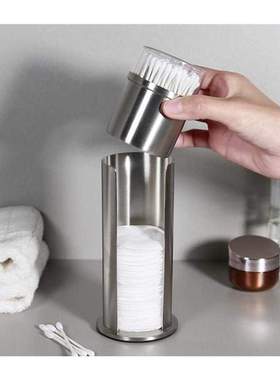 Creative Storage Rack Cotton Swab Storage Box Stainless Stee