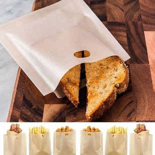5pcs Toaster Bag Non-stick Bread Bag Reusable Sandwich Bag