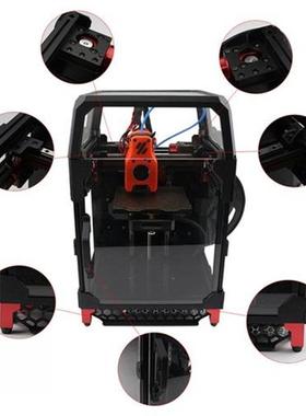 3D Printer Mount Frame Kit Black Red CNC Machined Metal Prin