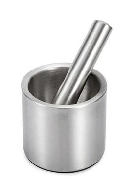 Stainless Steel Mortar Pestle Set Pugging Pot Garlic Spice