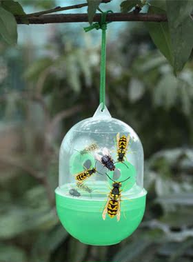 Reusable Outdoor Wasp Hanging Fly Trap Catcher Beekeeping