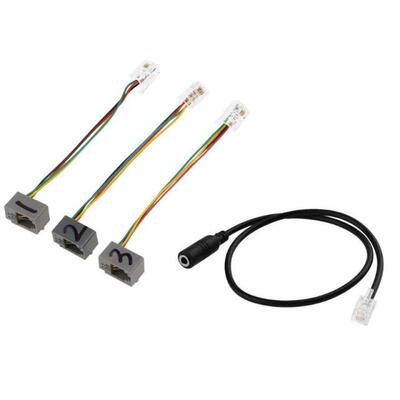 ALLOYSEED RJ9 4P4C Male to 3.5mm Female Adapter cable with 3