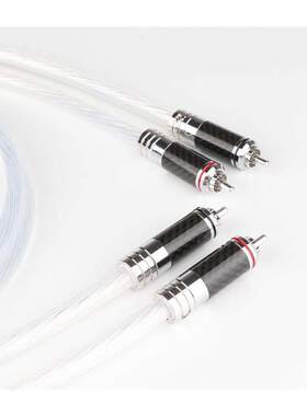 Pair X4022 HIFI 7N OCC Silver Plated RCA Cable Hi-End Audio