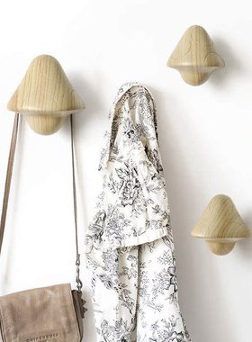 Simple Resin Hook Keys Holder Wall Home Decor Mushroom