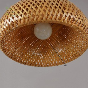 japanese tatami lamp wooden rattan lampshade pendant lights