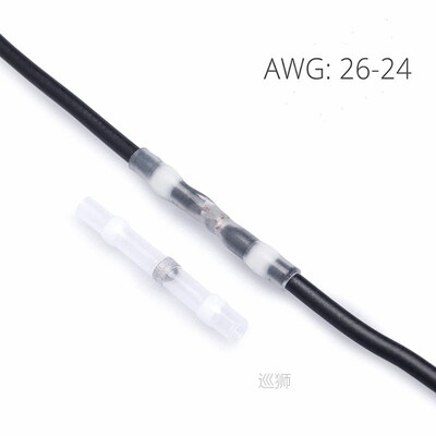 AWG26 -24 100/300/500PCS Heat Shrink Solder Sleeve Insulated