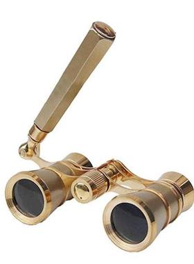 Mini 3X Magnification Binoculars Handheld Opera Glasses Hand
