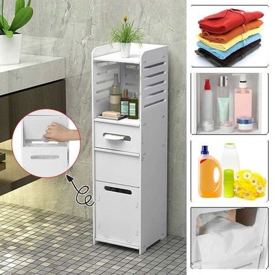 Bathroom Cabinet Standing Shelf Storage Floor Cabinet