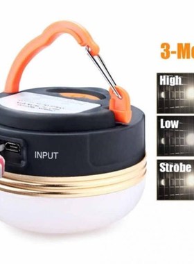 3 Mode SB Charging Camping Lights 5LED Outdoor tents Light E