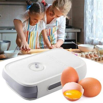 Egg Storage Box Stackable Plastic Egg Tray Container Drawer