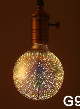 3D Decoration Bulb Firework 110V 220V ST64 G95 G80 G125 A60