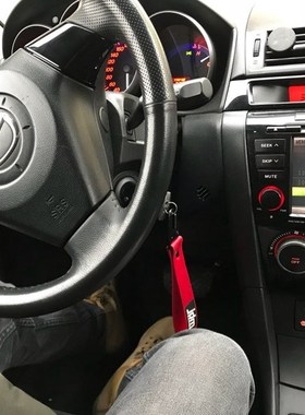 Red JDM Racing keyring Tags JDM keytags keychain Auto Car k