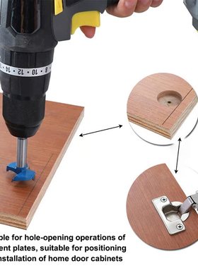 35mm Hole Drill Woodworking Template Locator Hinge Guiding